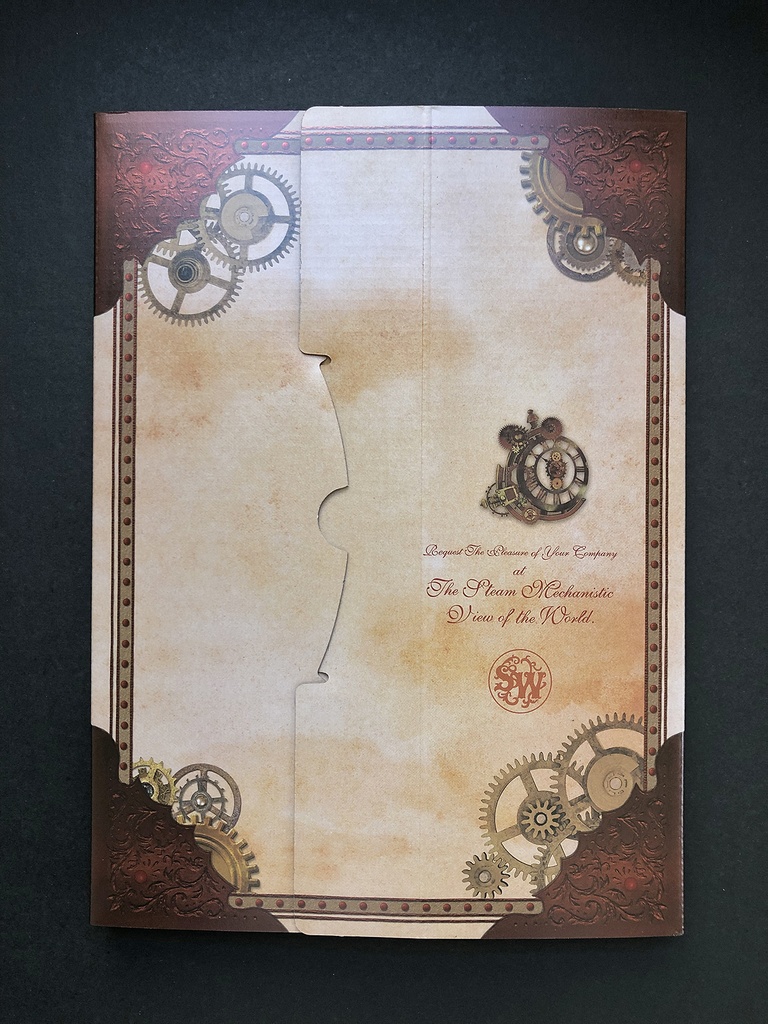 「THE STEAM MECHANISTIC VIEW OF THE WORLD」見本帳