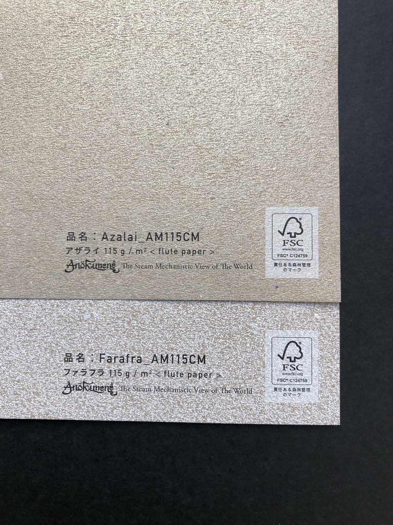 Anökumene ~The Steam mechanistic view of the World~ 紙見本帳