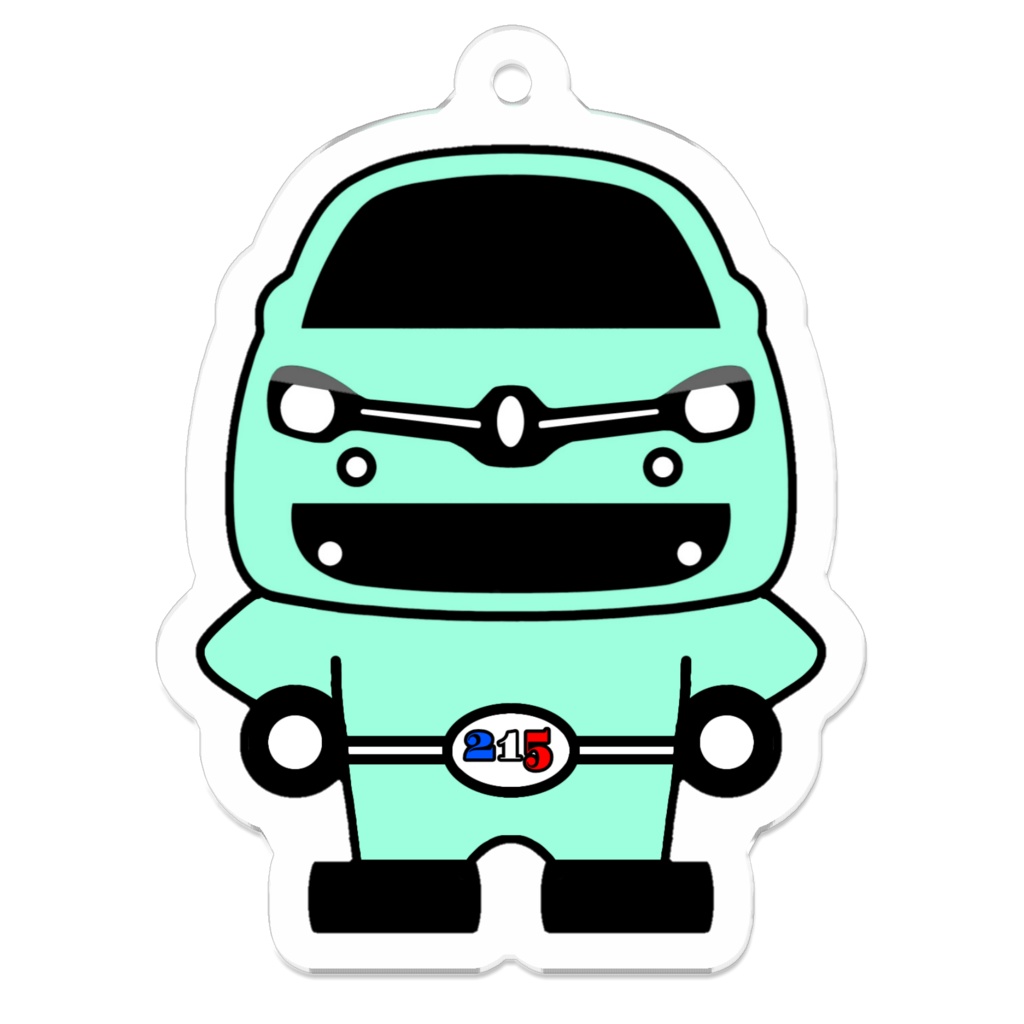 パリジェンヌ（ライン無し）トゥインジャーアクリルキーホルダー