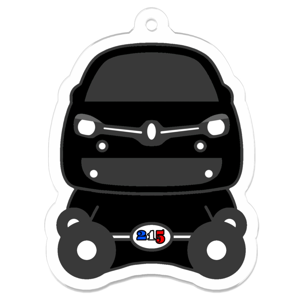 ノアールトゥインジャーアクリルキーホルダー（お座り）