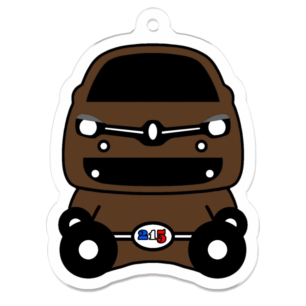 カプチーノトゥインジャーアクリルキーホルダー(お座り)