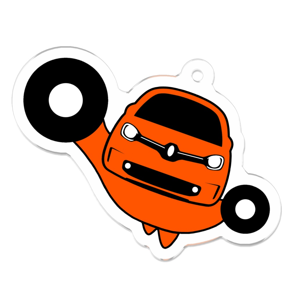 オレンジトゥインジャー2アクリルキーホルダー（飛行）