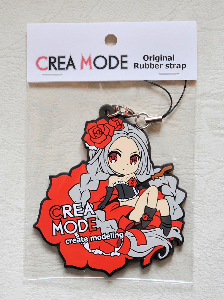 【CREA MODE】ロゴ・オリジナルラバーストラップ
