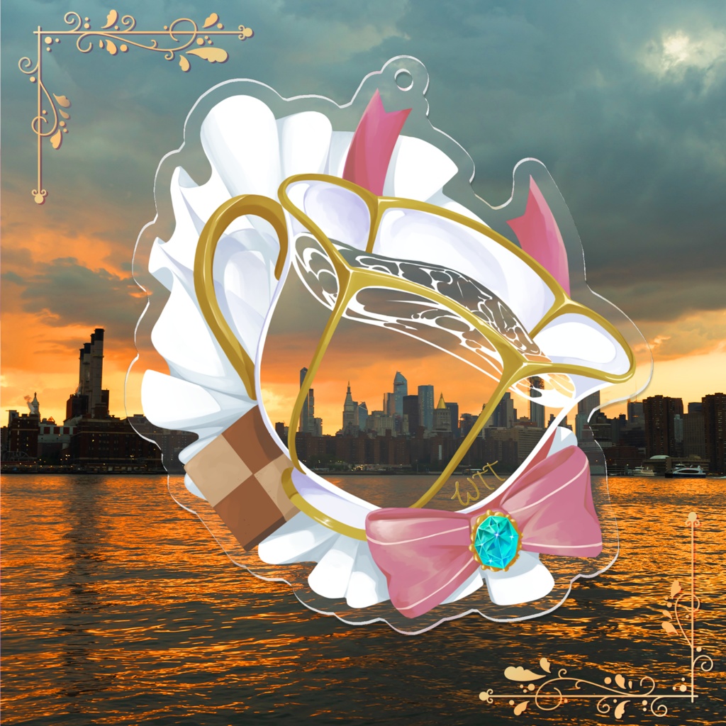 1周年記念 - あめりと紅茶たいむ!アクリルキーホルダー /#AmelieKanon 1st Anniversary - TEAmelieTime Acrylic Keychain