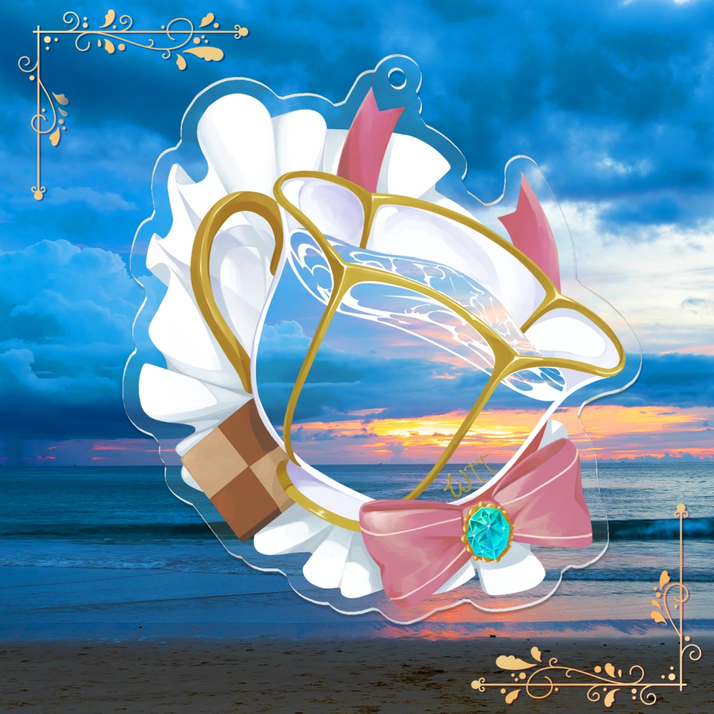 1周年記念 - あめりと紅茶たいむ!アクリルキーホルダー /#AmelieKanon 1st Anniversary - TEAmelieTime Acrylic Keychain