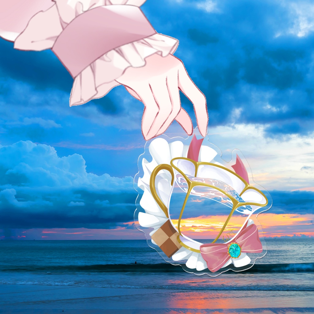 1周年記念 - あめりと紅茶たいむ!アクリルキーホルダー /#AmelieKanon 1st Anniversary - TEAmelieTime Acrylic Keychain