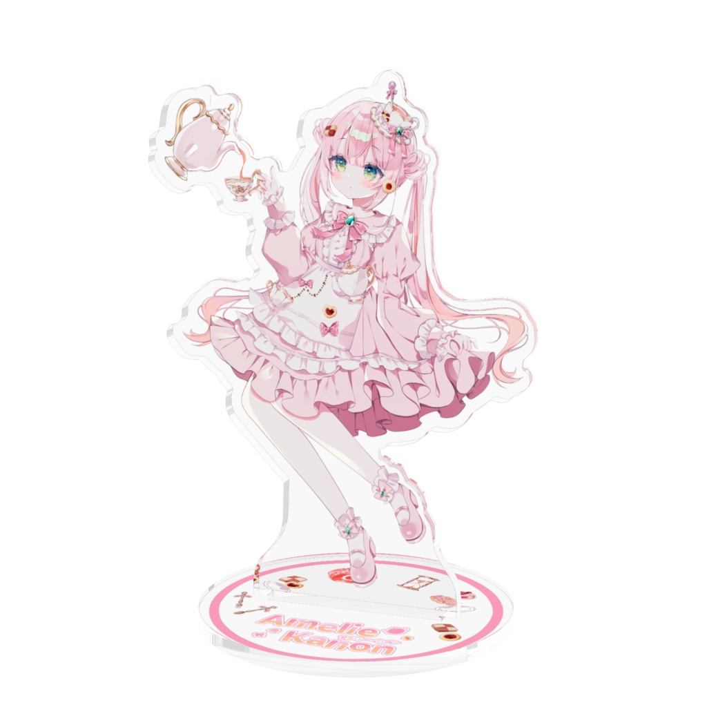 1周年記念 - アクリルフィギュアB (ver. ティーポット) /#AmelieKanon 1st Anniversary - Acrylic Figure B (Teapot ver)