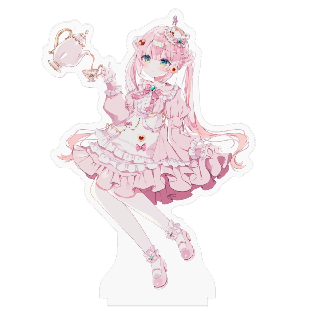 1周年記念 - アクリルフィギュアB (ver. ティーポット) /#AmelieKanon 1st Anniversary - Acrylic Figure B (Teapot ver)