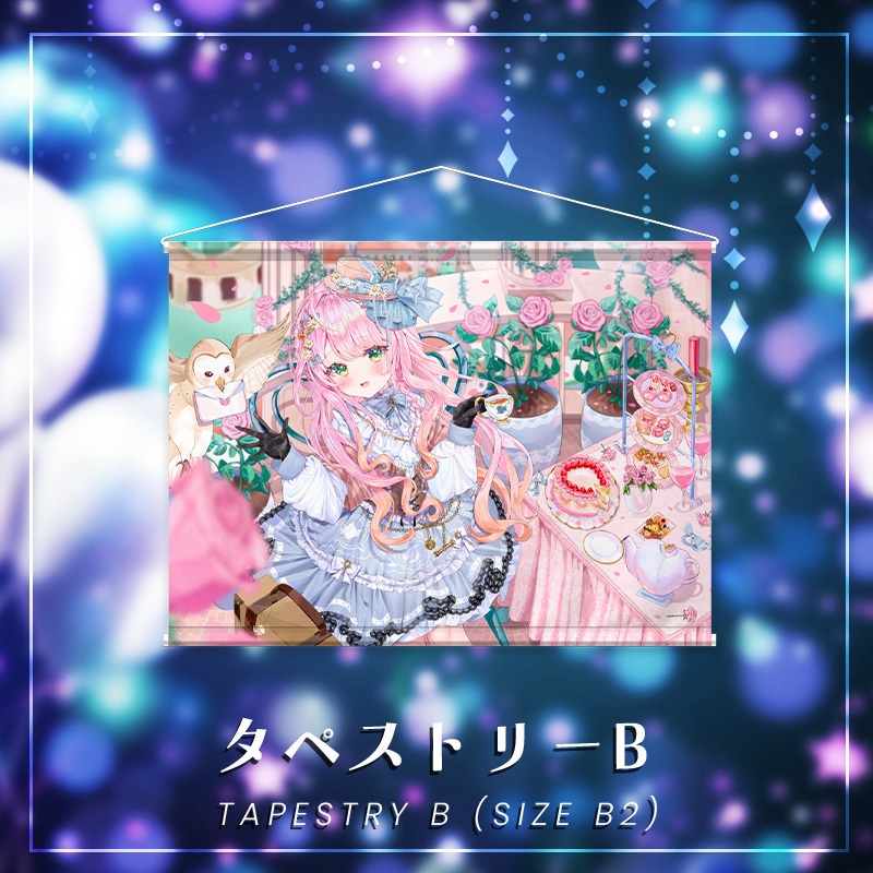 2周年記念 アメリー・カノン B2タペストリー(全2種) #AmelieKanon 2nd Anniversary B2 Tapestry (2 ver)