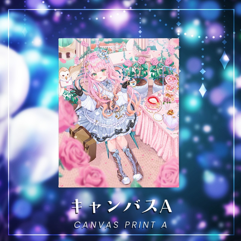 2周年記念 アメリー・カノン F3キャンバス (全2種) #AmelieKanon 2nd Anniversary Canvas Print F3 (2 ver)