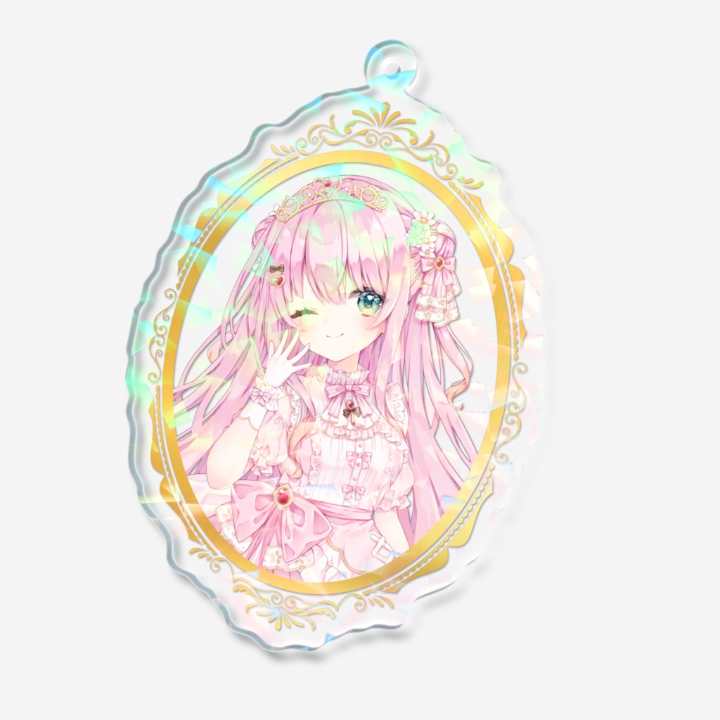2.5周年記念 アメリー・カノン キラキラアクキー #AmelieKanon 2.5 Anniversary Holographic Acrylic Keychain