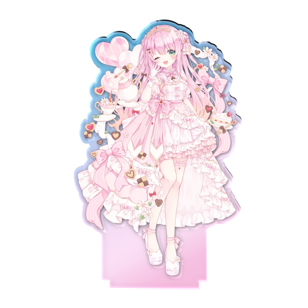 2.5周年記念 アメリー・カノン オーロラアクリルフィギュア #AmelieKanon 2.5 Anniversary Rainbow Acrylic Figure