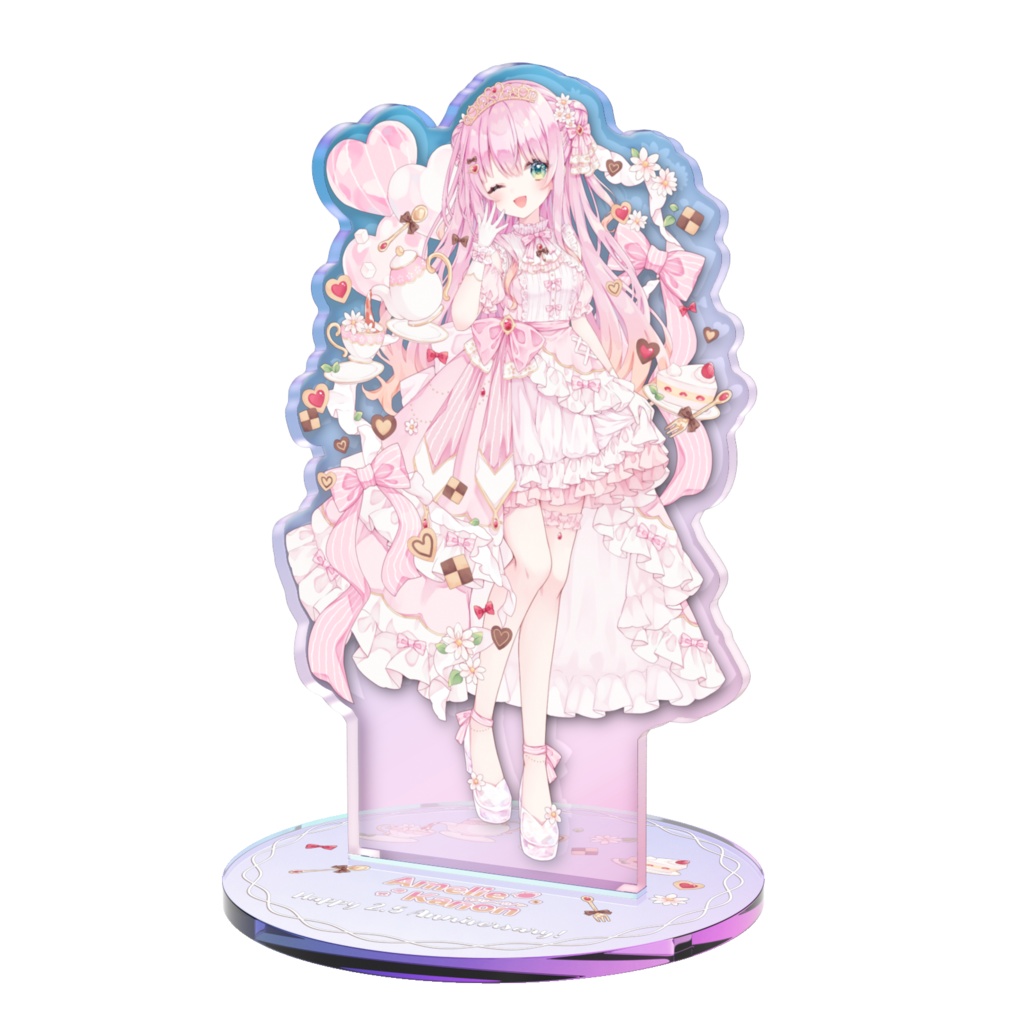 2.5周年記念 アメリー・カノン オーロラアクリルフィギュア #AmelieKanon 2.5 Anniversary Rainbow Acrylic Figure