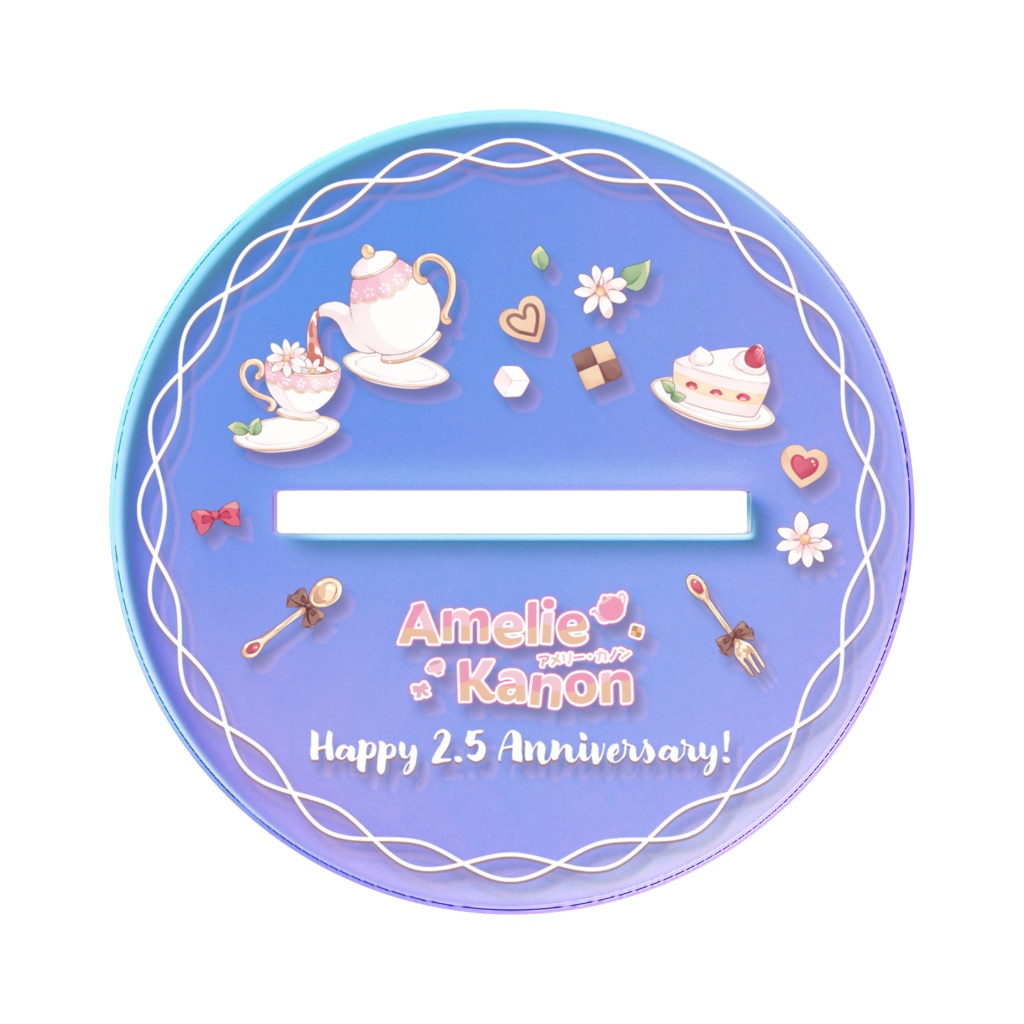 2.5周年記念 アメリー・カノン オーロラアクリルフィギュア #AmelieKanon 2.5 Anniversary Rainbow Acrylic Figure