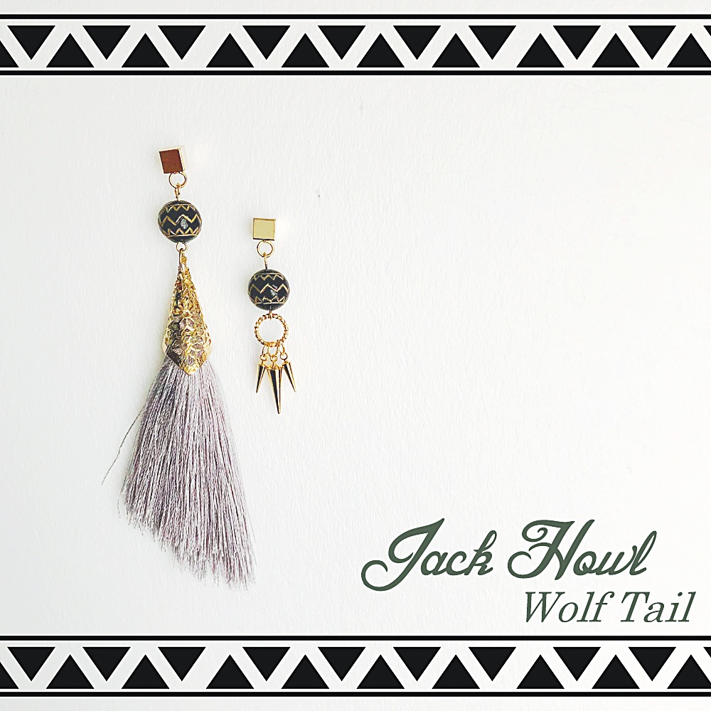 サバナクロー寮イメージアクセサリー テールピアス（イヤリング）／ジャックVer