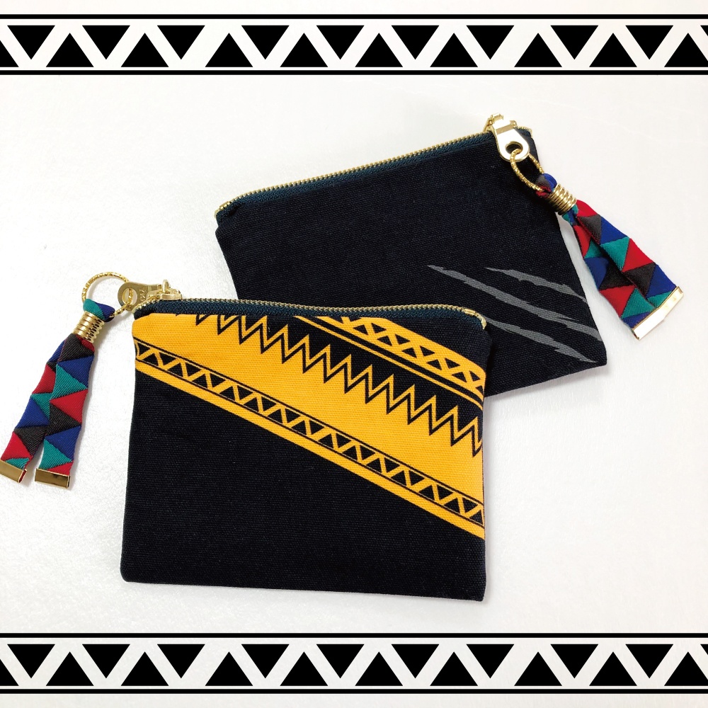 サバナクロー寮バンダナ柄ミニポーチ