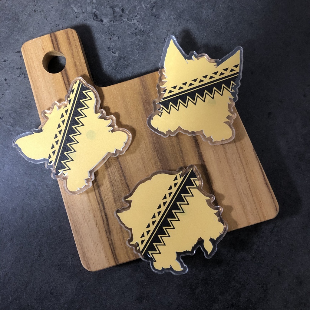 ツイステきょろっとアクリル プレート★サバナクロー寮/レオナ/ラギー/ジャック(クリップ・マグネット)