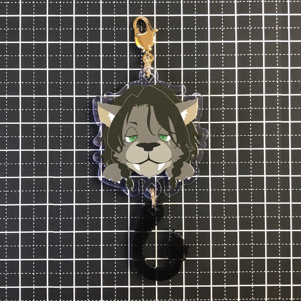 ツイステ アクリル テール キーホルダー★サバナクロー寮/レオナ/ラギー/ジャック