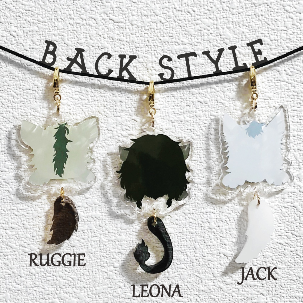 ツイステ アクリル テール キーホルダー★サバナクロー寮/レオナ/ラギー/ジャック