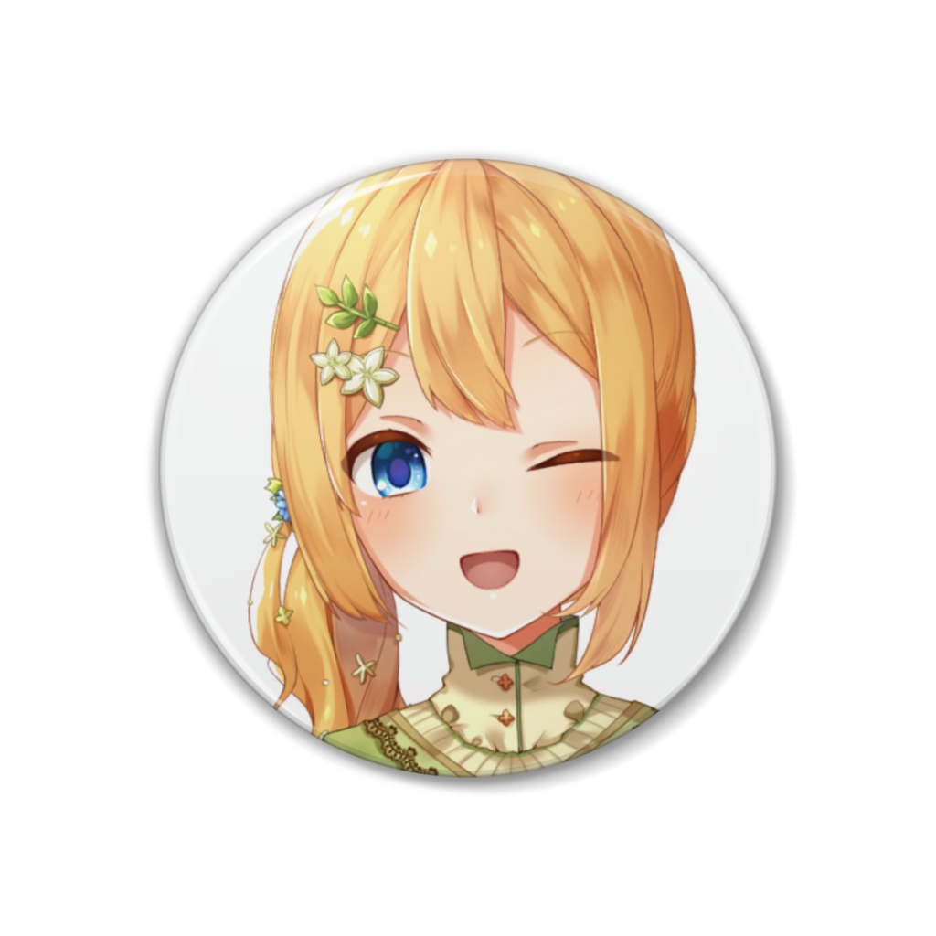 時枝ぽむ(ウィンクver.)缶バッジ
