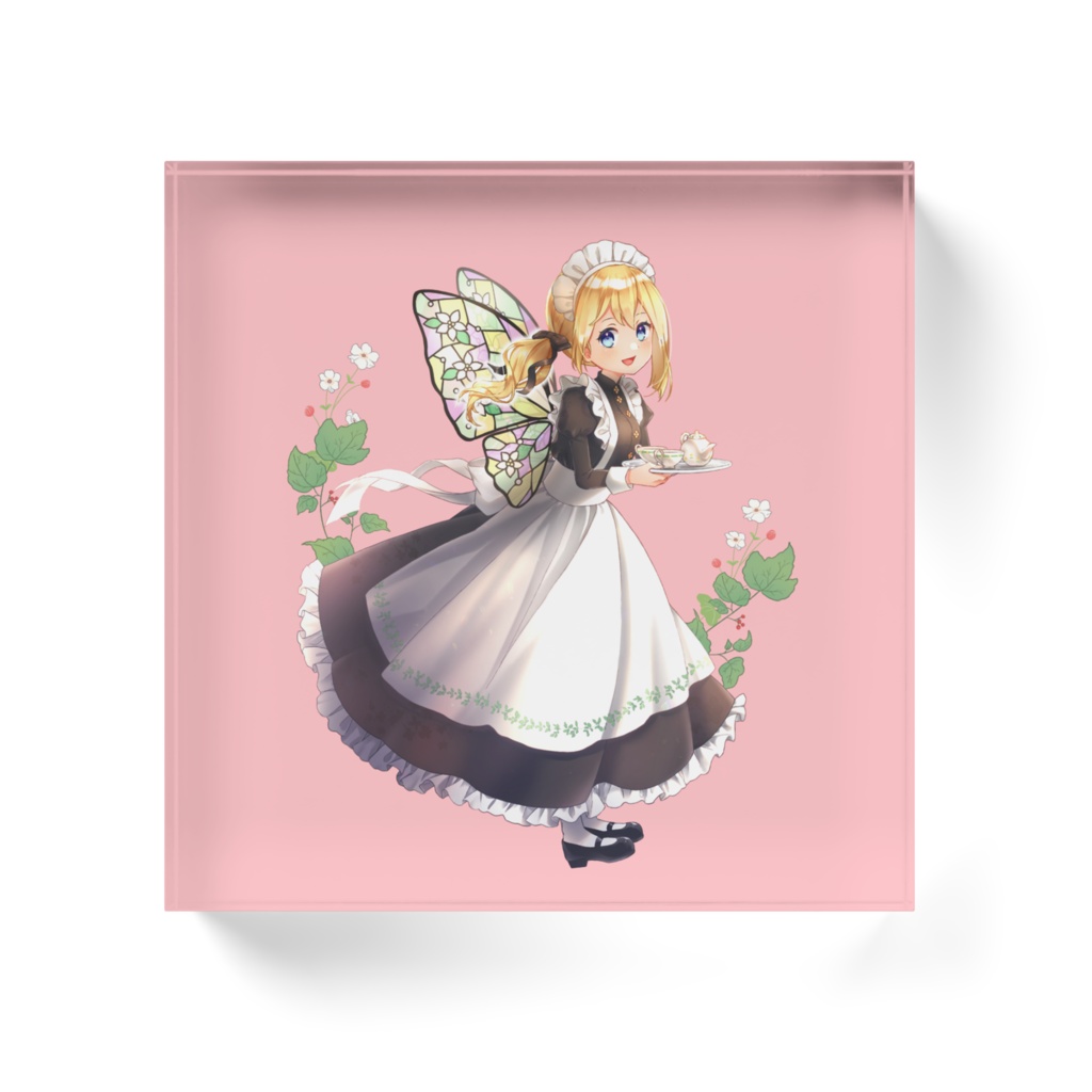 メイドぽむアクリルブロック
