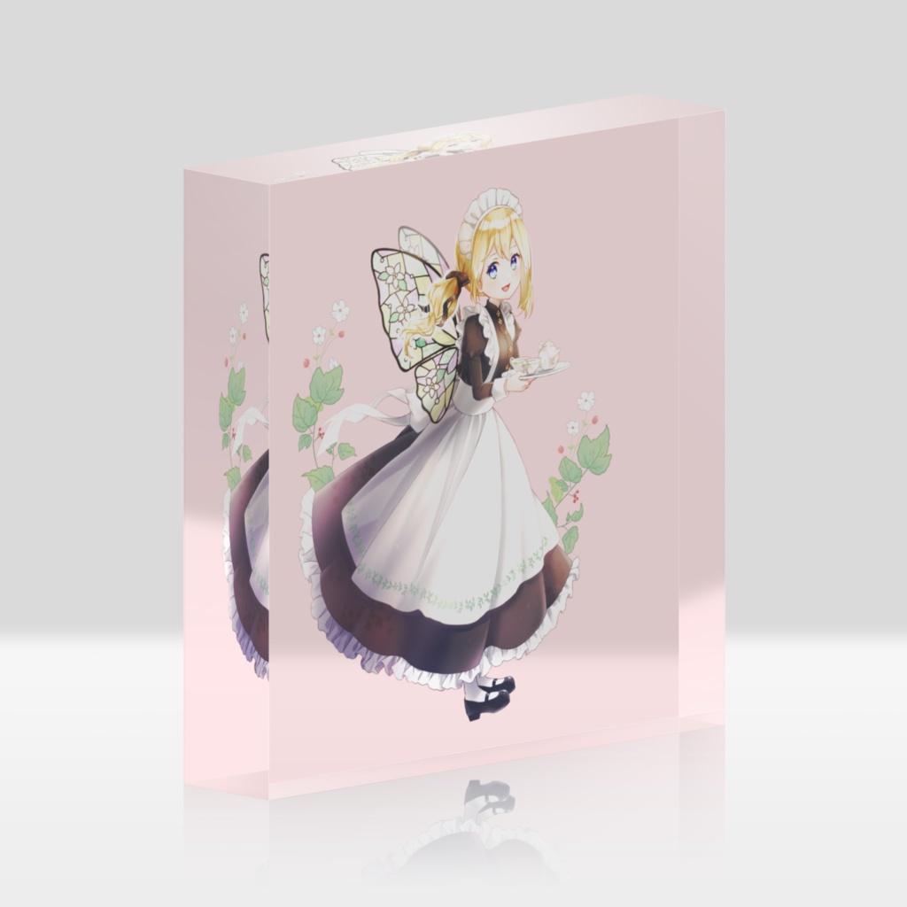 メイドぽむアクリルブロック