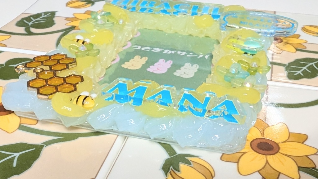 【ハンドメイド】 緋八マナ デコ硬質ケース 【非公式】