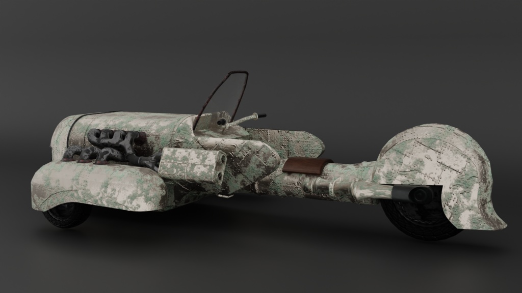 スチームパンク風な乗り物