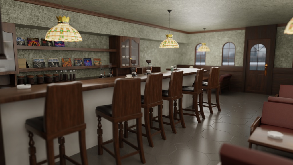 レトロな純喫茶セット