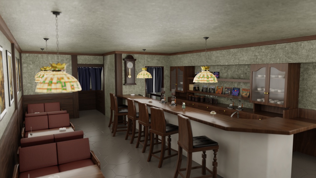 レトロな純喫茶セット