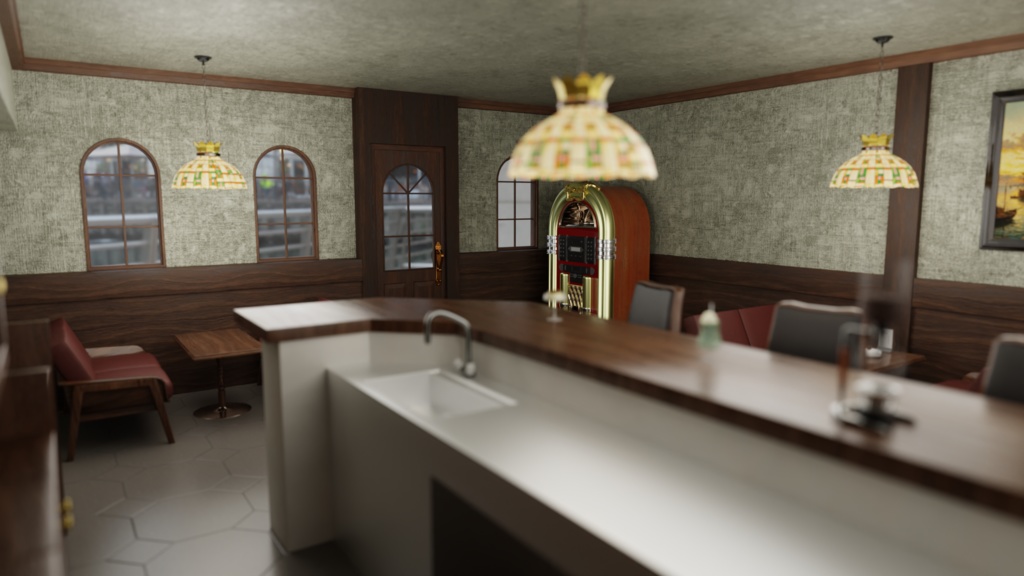 レトロな純喫茶セット