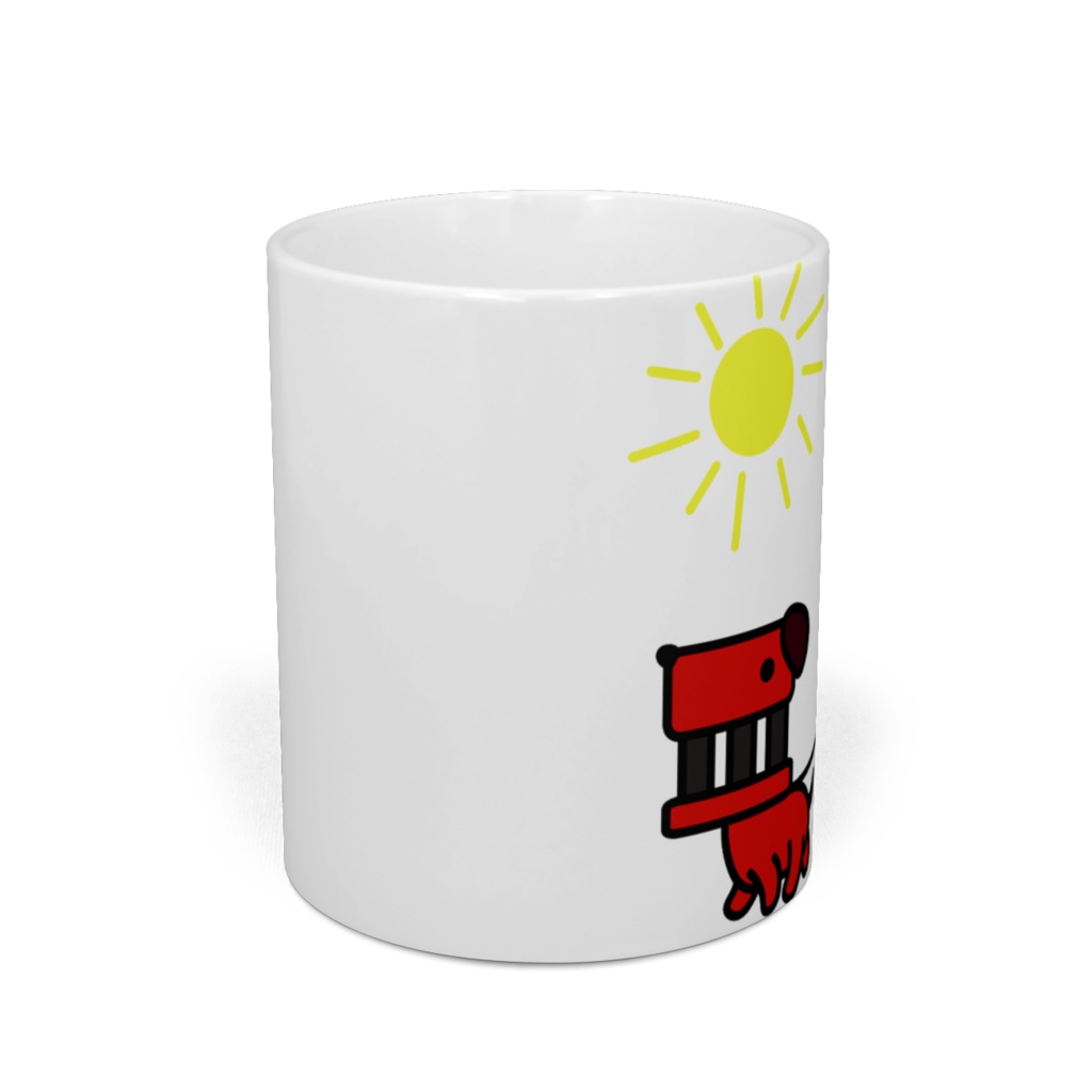 イーノとマリ坊マグカップ「お散歩」