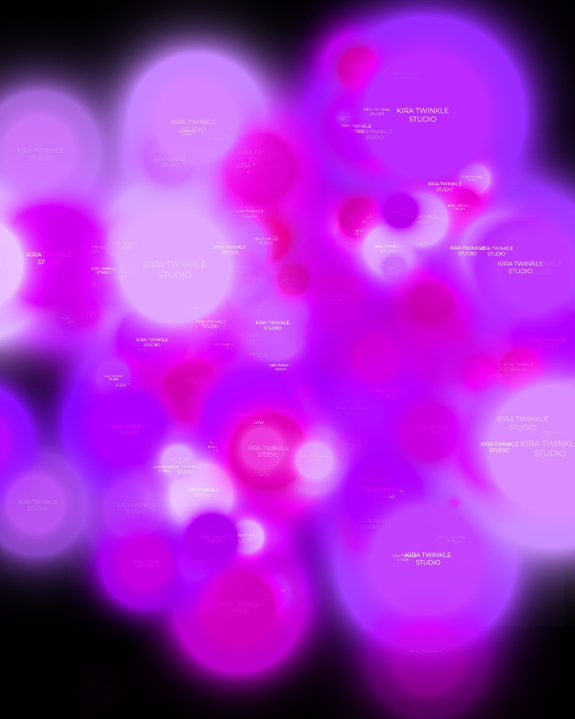 Kira Twinkle Studio - 無料プロジェクトファイル「Bokeh Poster」
