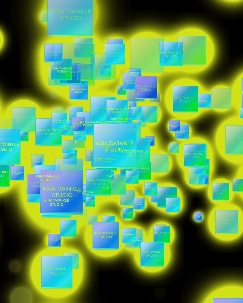 Kira Twinkle Studio - 無料プロジェクトファイル「Bokeh Poster」