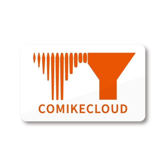 「COMIKECLOUD（コミケ雲）」ステッカー