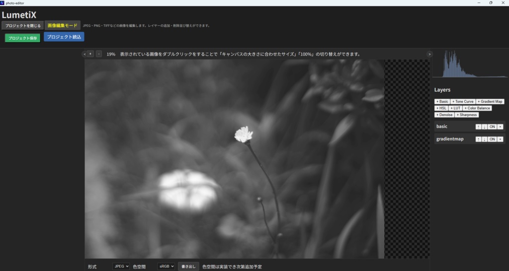 📸 WebGPU RAW現像アプリ|高速 × 直感 × 高画質のフォトエディタ