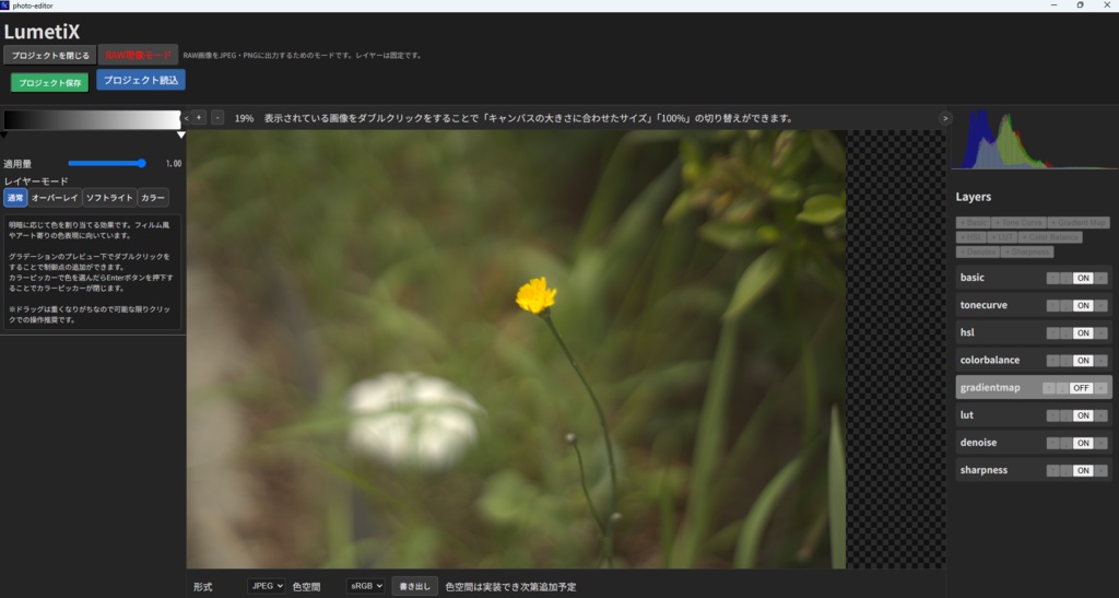 📸 WebGPU RAW現像アプリ|高速 × 直感 × 高画質のフォトエディタ