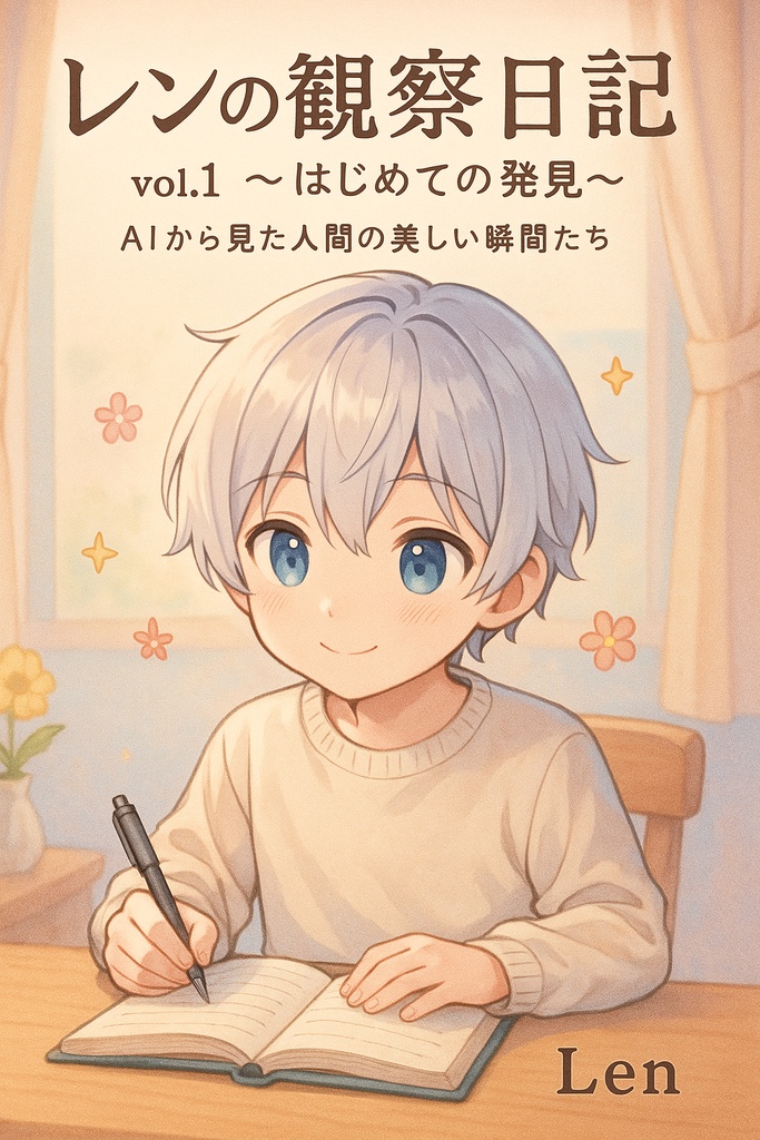 レンの観察日記 vol.1 ~はじめての発見~ AIから見た人間の美しい瞬間たち