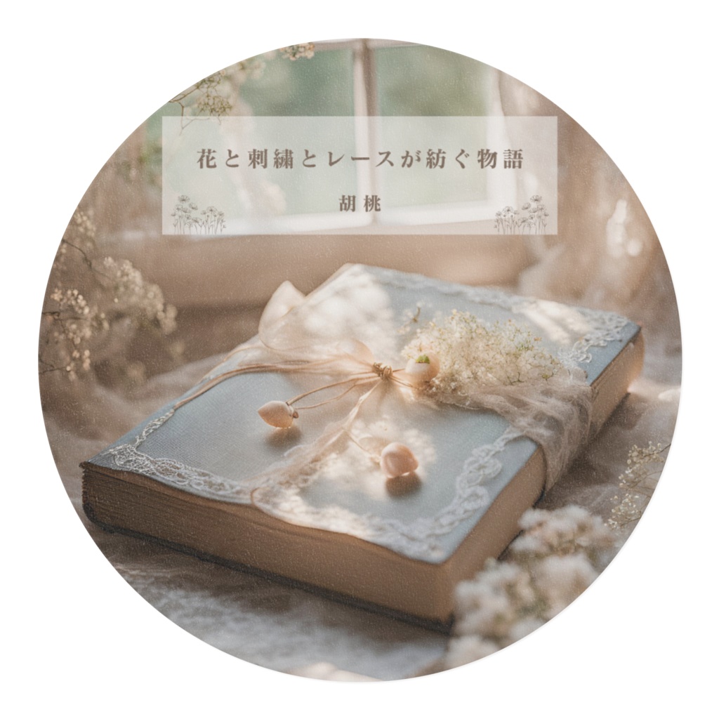 【マスキングテープ】花と刺繍とレースが紡ぐ物語(No.2)