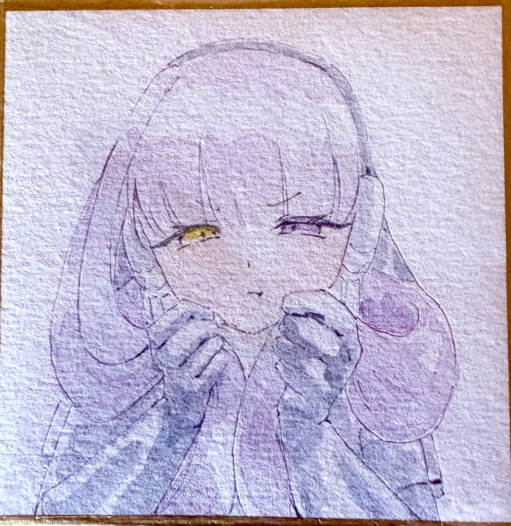 《c106》キングプロテア･オルタ 手描き色紙