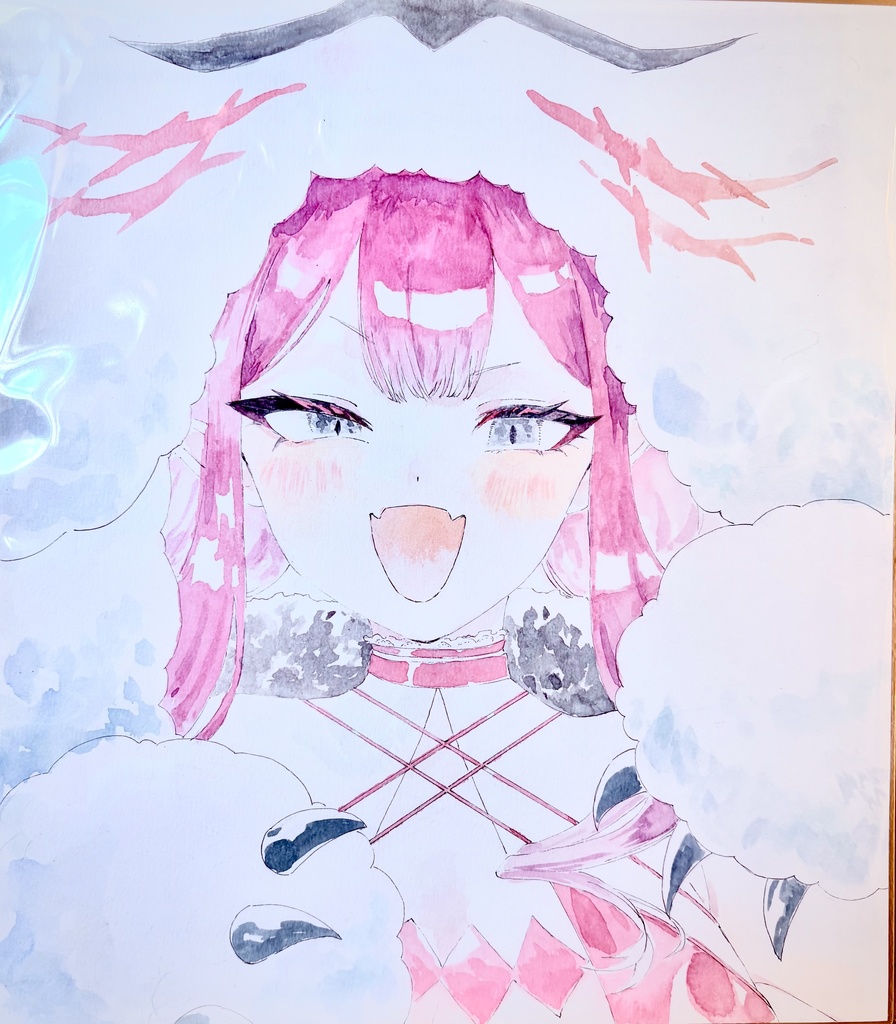 【C107】手書き原画：バーヴァン･シー【大色紙】