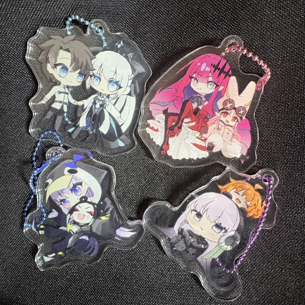 【C107】アクリルキーホルダー（40mm／全4種）