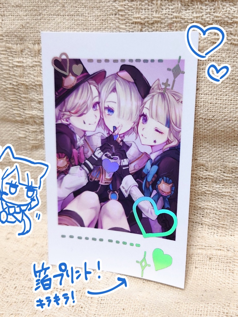 インスタントフォト風カード