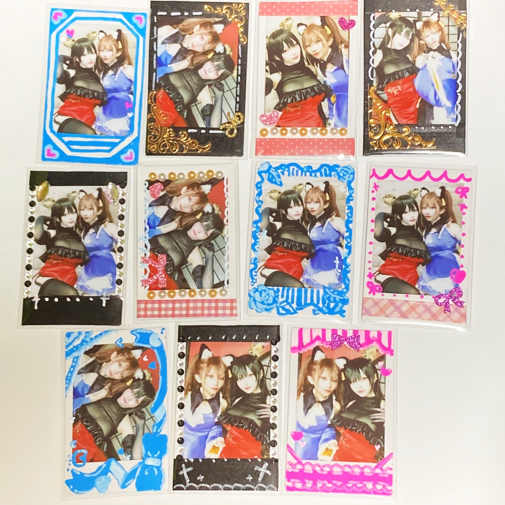 ツーショデコチェキ2枚セット 美花莉＆まゆり