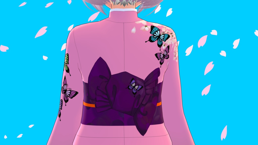 【VRoid用衣装】着物「春うらら」