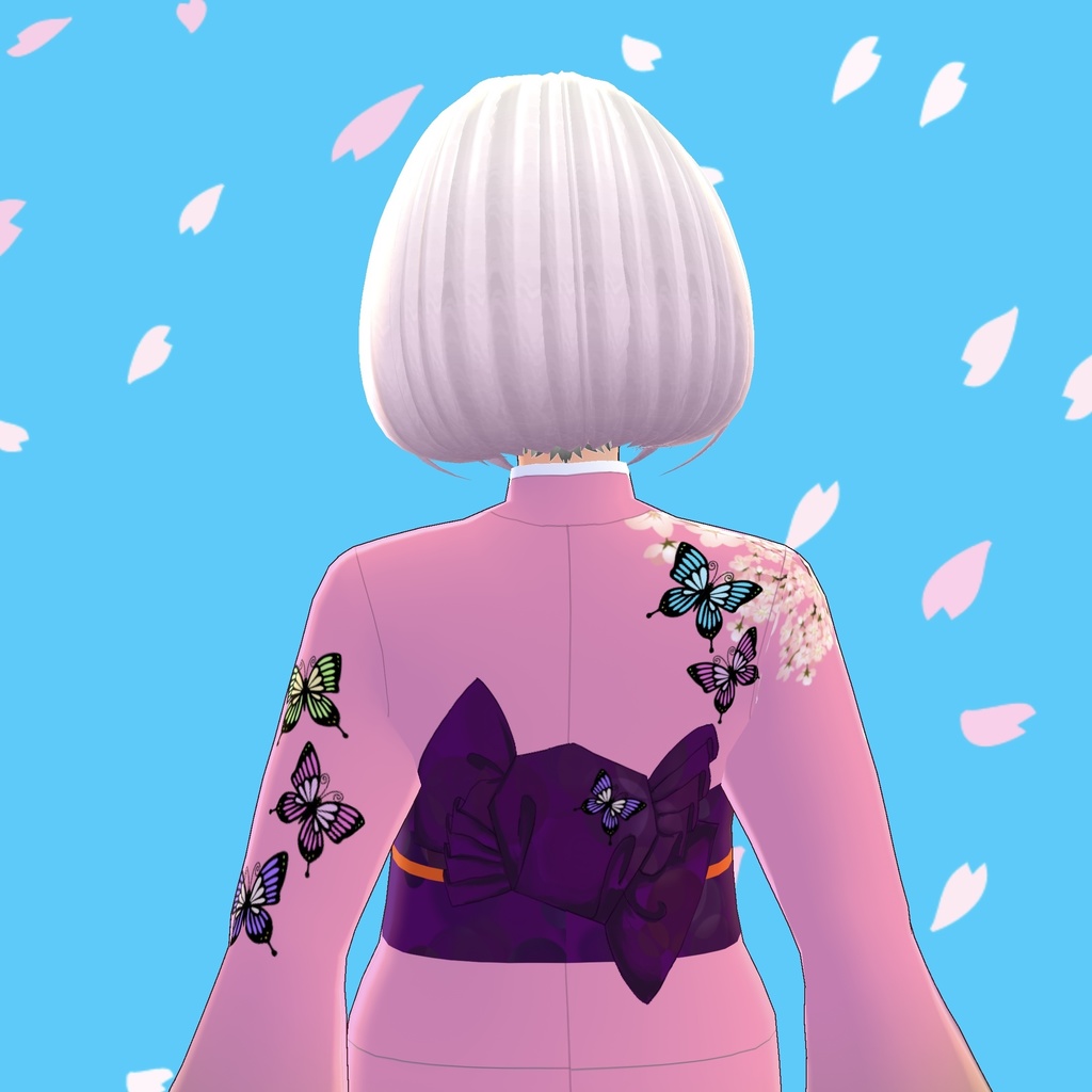 【VRoid用衣装】着物「春うらら」