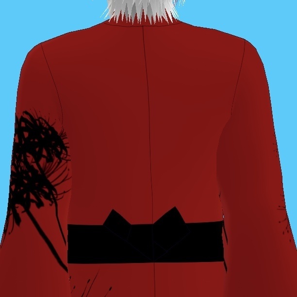 【VRoid衣装】メンズ着物(曼珠沙華)セット