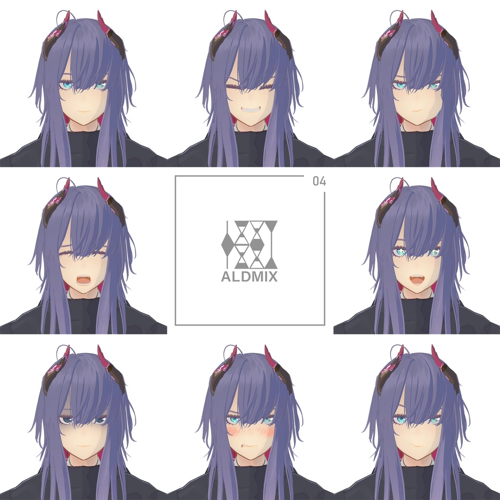 【VRC / VRM 対応3Dモデル】kei ver4.04