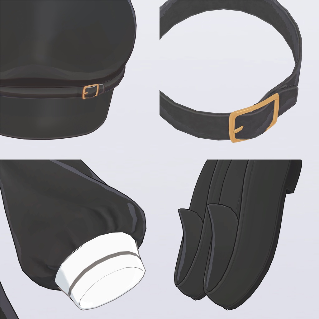 【VRC対応3D服飾モデル】imiut One-piece dress ver4.04