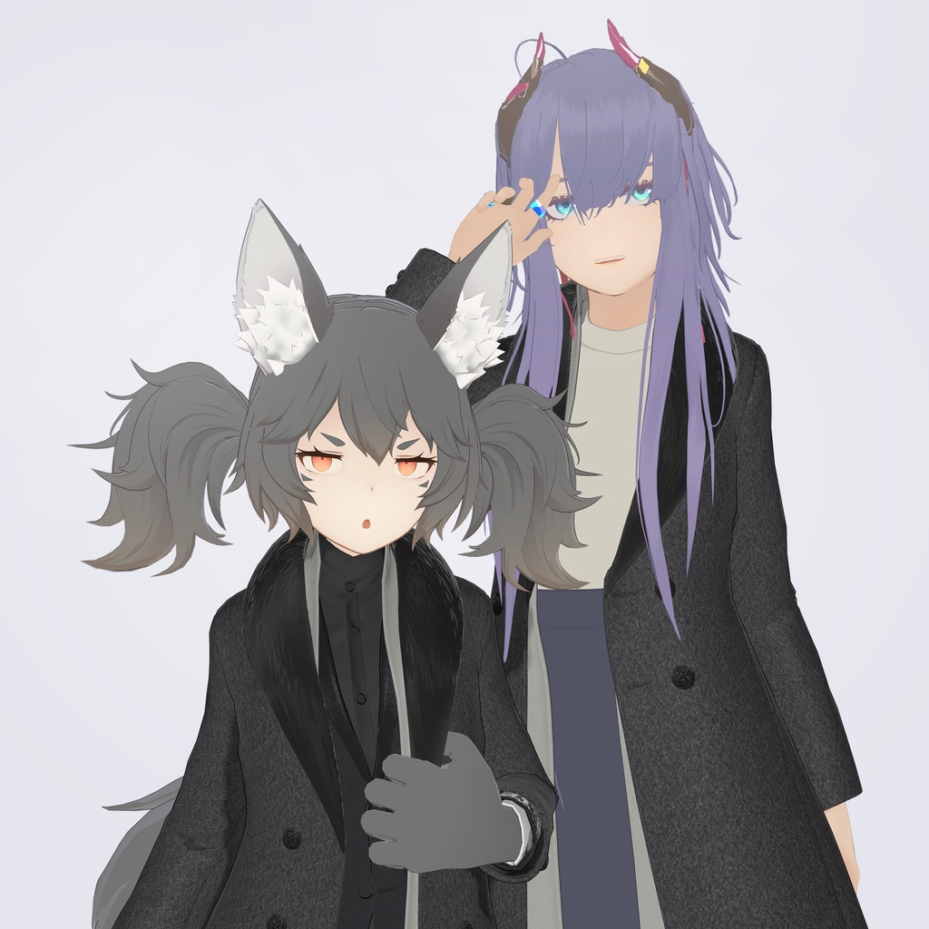 【VRC対応3D服飾モデル】FUYUMIDORI Classic Coat ver4.02